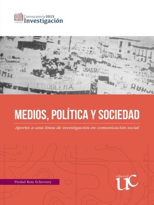 cover image of Medios, política y sociedad